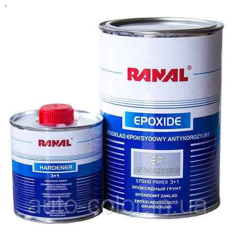 Ґрунт епоксидний RANAL 3+1 0,75 л + 0,25 л відв., фото 1