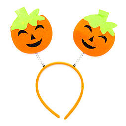 Карнавальний обідок з гарбузами, помаранчевий (513290-2)