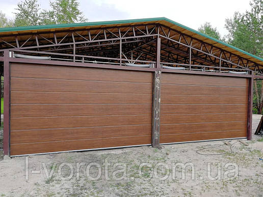 Секційні гаражні ворота ш4000мм, в2300мм, фото 1
