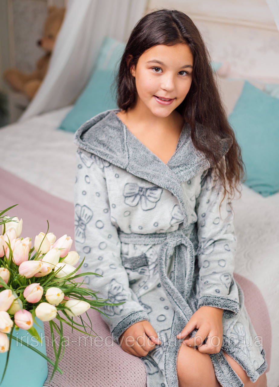 Халат підлітковий Eirena Nadine (64-529) зріст 164 Silver