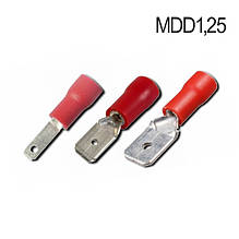 Конектор плоский MDD1,25-