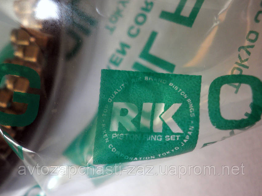 Кільця поршневі Японія «Рікен» 75,0 і 75.5мм для МеМЗ-301, МеМЗ