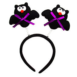 Карнавальний обідок Кажан, чорний (513337-4)