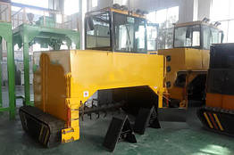 Тип гусеничного компосту Tongda Fertilizer Machine
