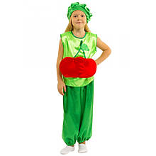 Дитячий костюм Вишня Вишенька карнавальний в школу дитячий садок