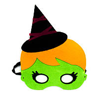Карнавальный набор ободок + маска "Зомби", зеленый, фетр (513320)