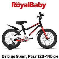 Детский двухколесный велосипед RoyalBaby Chipmunk MK 18", OFFICIAL UA, черный