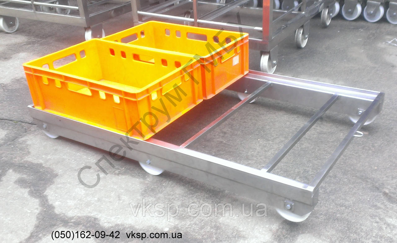 Візок для перевезення 4 шт. ящиків, фото 1