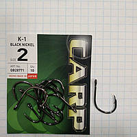 Крючки Hayabusa Carp K-1 Black Nickel size 2