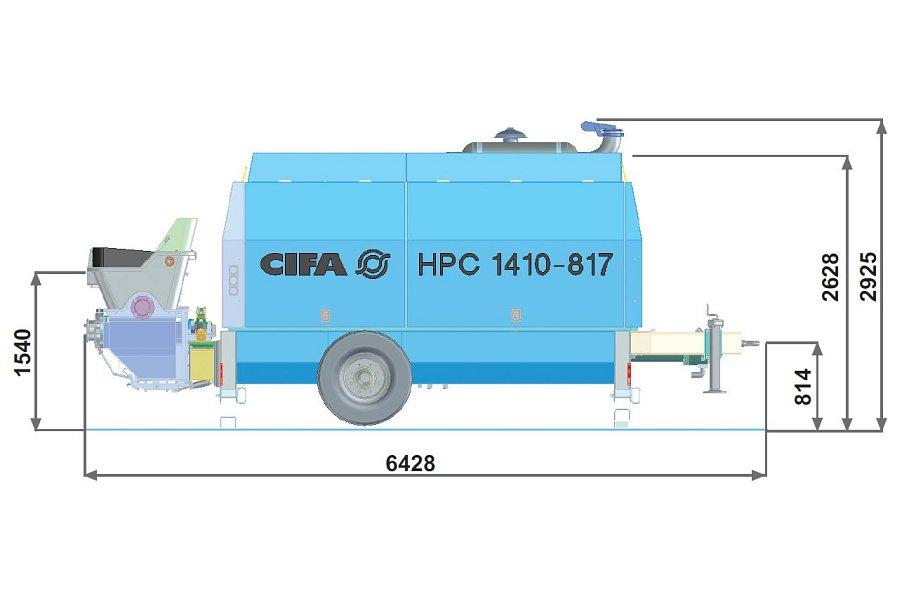 Стационарный бетононасос Cifa HPC 1410-817 IF8 - фото 5 - id-p1054942802