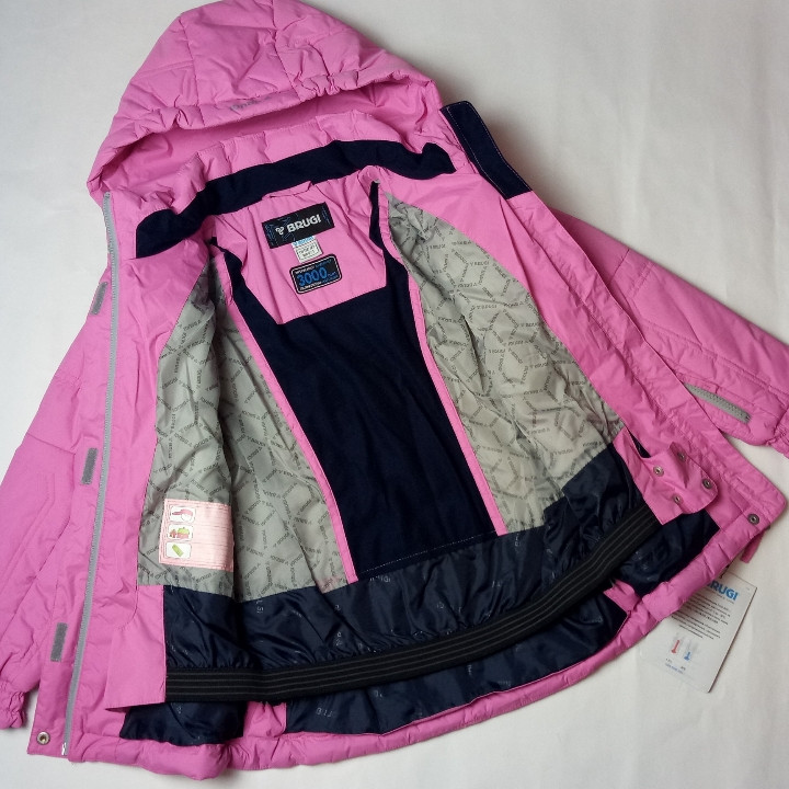 Зимняя курточка для девочки ТМ Brugi YK4L - фото 2 - id-p585181640