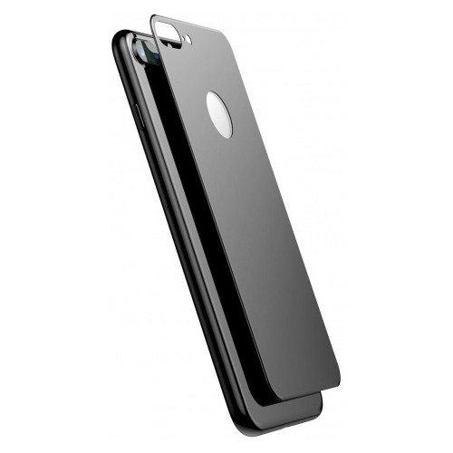 Стекло 5D для задней панели Apple iPhone 7 Plus/8 Plus Черное - фото 1 - id-p1054968977