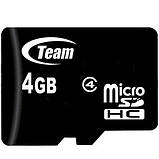 Карта памяти microSD 4GB /Team/ no adapter (TUSDH4GCL402) EAN/UPC: 765441001855, фото 2