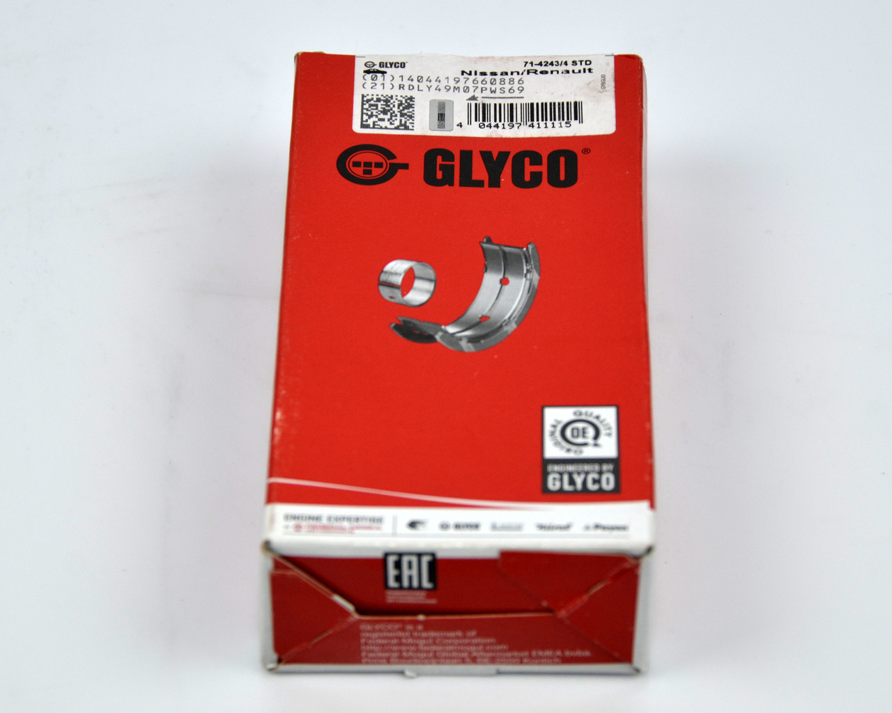 Вкладиші шатунні Renault Kangoo (Glyco 71-4243/4)