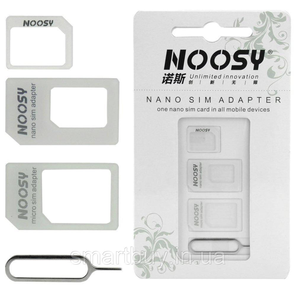 NOOSY Nano Sim Adapter набір переходників для сим-карт