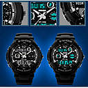 Чоловічий наручний годинник Skmei S-Shock Black 0931B, фото 8