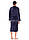 NS-7160 Чоловічий халат Nusa бамбуковий сіро-блакитного кольору, фото 4