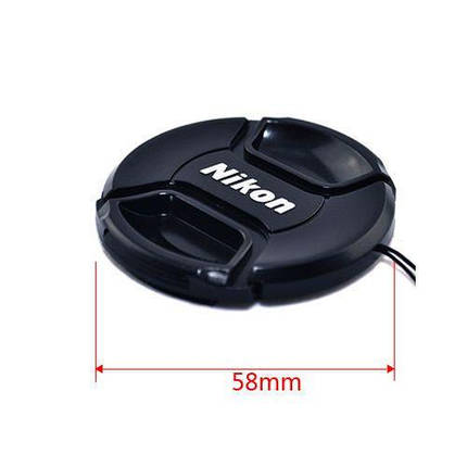 Кришка для об'єктива Nikon Lens Cap LC-58mm, фото 2