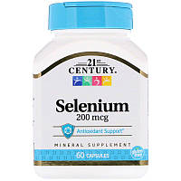 Селен 21st Century "Selenium" 200 мкг (60 капсул)
