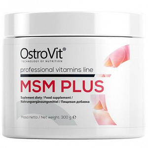 Метилсульфонілметан OstroVit MSM Plus 300 г