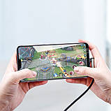 Ігровий андроїд-спід андроїд 90 градусів кабель-індикатор Baseus Sharp Bird Micro USB швидке заряджання 1 метр, фото 6