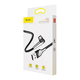 Ігровий андроїд-спід андроїд 90 градусів кабель-індикатор Baseus Sharp Bird Micro USB швидке заряджання 1 метр, фото 4