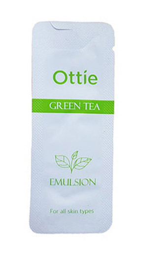 Зволожувальна емульсія для обличчя Ottie Green Tea Emulsion Пробник 1 мл