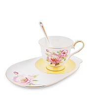 Чайный набор Pavone Пионы 3 предмета 1451462 набор для чая сервиз