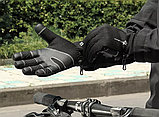 Лижні рукавички сенсорні Rосkbrоs зимові , вітрозахисні , неопрен, фото 6