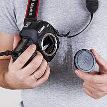 Задня кришка об'єктива Canon EOS + кришка тушки, body, фото 3
