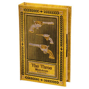 Книга-сейф Veronese Три Мушкетери 26х17х5 см 0001-004 книга сейф із замком скринька кешбокс кеш-бокс