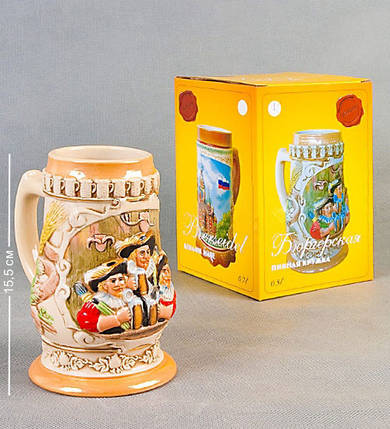 Пивний кухоль Бюргерський Три мушкетери 530 мл 110550 VE, фото 1