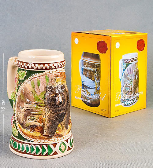 Пивний кухоль Бюргерський Ведмідь 850 мл 110547 VE