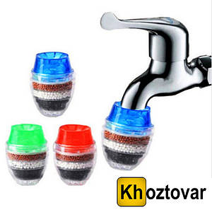 Вугільний фільтр на кран для очищення води Fauset Water