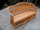 Диван із лози "Обічний" 2 м., фото 3