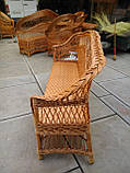 Диван із лози "Обічний" 2 м., фото 4