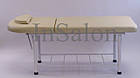 Косметологічна кушетка СН-266А біла + стілець майстра 591 білий, фото 4