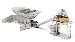 Мобильная бетоносмесительная установка Cifa FiveTech 2500 В