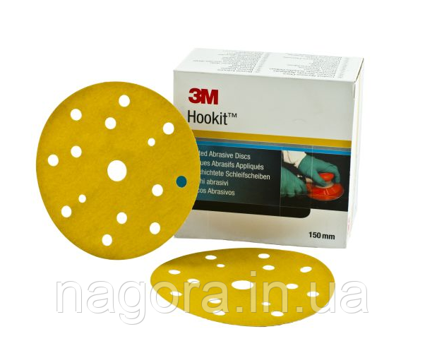 Абразивні диски Hookit 255P+ 150 мм P100 15 від, фото 1