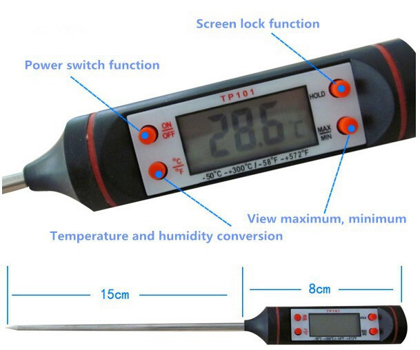 Цифровой кухонный термометр - большой циферблат качество - фото 2 - id-p120192726