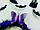 Карнавальный обруч, ободок "Синяя бабочка с фигурками" на хэллоуин, набор 12 шт, фото 2