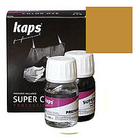Краска для гладкой кожи + средство для подготовки к покраске Kaps Super Color + Preparer 25 ml 108 Ochre