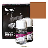 Краска для гладкой кожи + средство для подготовки к покраске Kaps Super Color + Preparer 25 ml 109 Gazelle