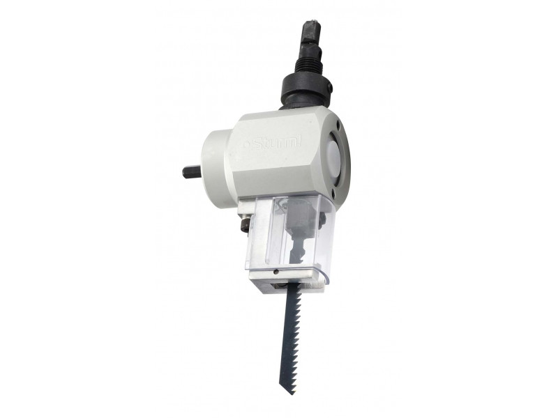 Насадка-ножиці-лобзик "Сверчок" на дриль для різки аркуш. металу, Sturm SN180, фото 1