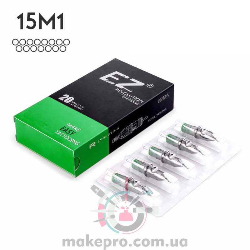 Картридж Ez Revolution Magnum L-Taper 15 M1 BugPin (0.30)