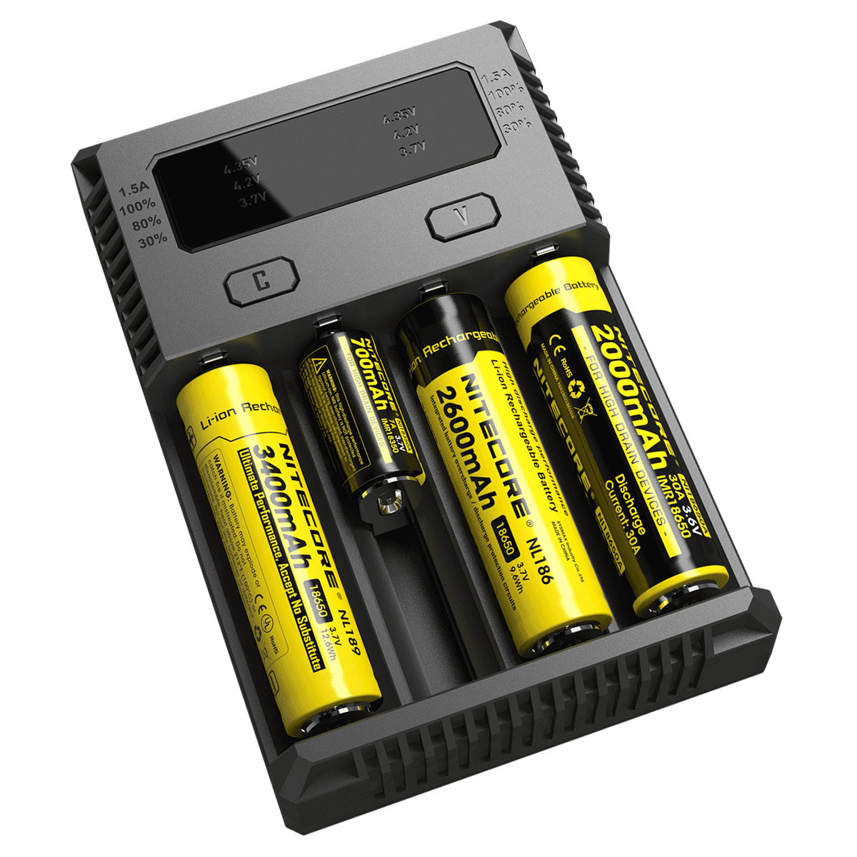 Зарядний пристрій NITECORE Digicharger I4 для Li-ion/LiFePO4/Ni-MH (I4)