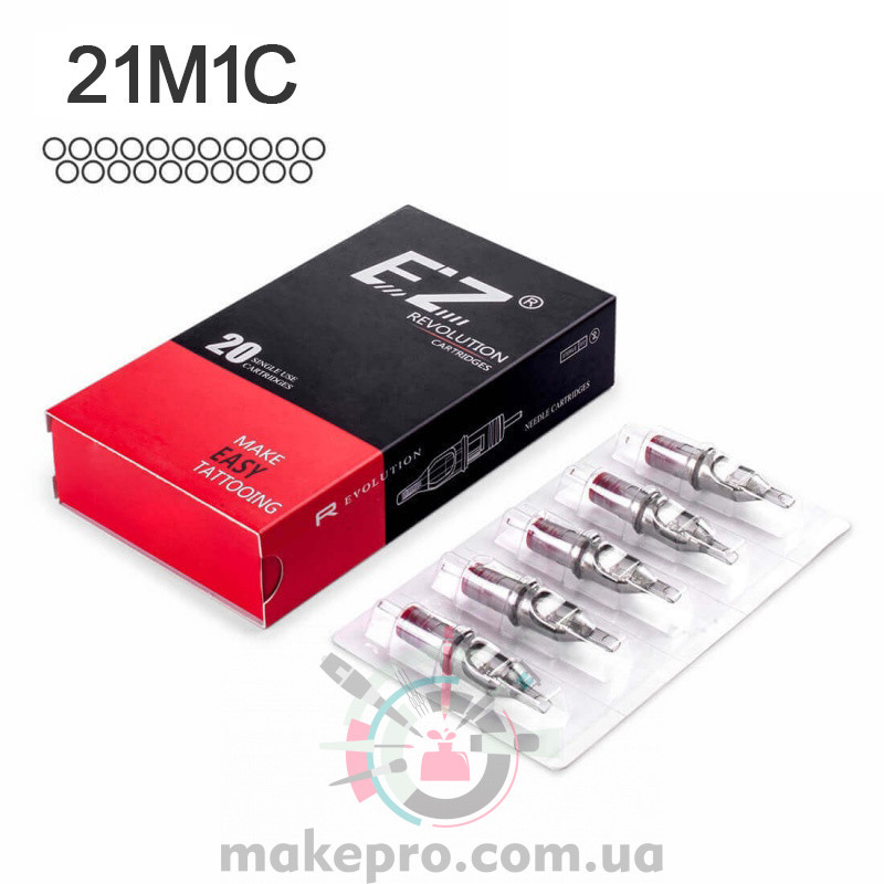 Картридж Ez Revolution Curved Magnum L-Taper bugpin 21 M1C (0.30)