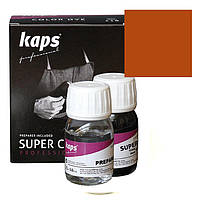 Фарба для взуття + засіб для підготовки до фарбування Kaps Super Color + Preparer 25 ml 163 Pale Orange