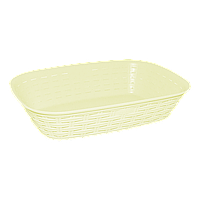 Хлібний кошик під ротанг жовтий