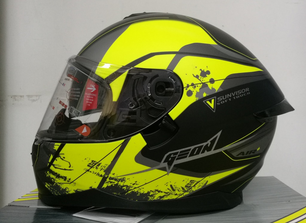 Шолом інтеграл з окулярами GEON 967-2 AIR+ Yellow/Black